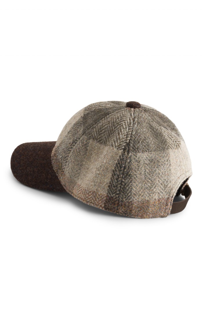 Men's Failsworth Harris Tweed® Baseball Cap, Blue - House of Bruar