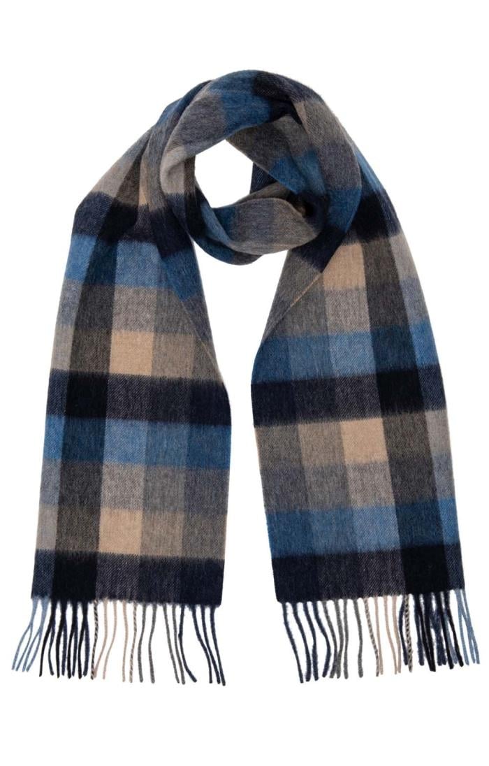 Country Check Lambswool Scarf - House of Bruar