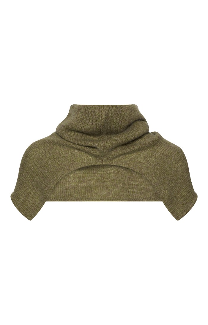 Ladies Gauzy Cashmere Snood, White - House of Bruar