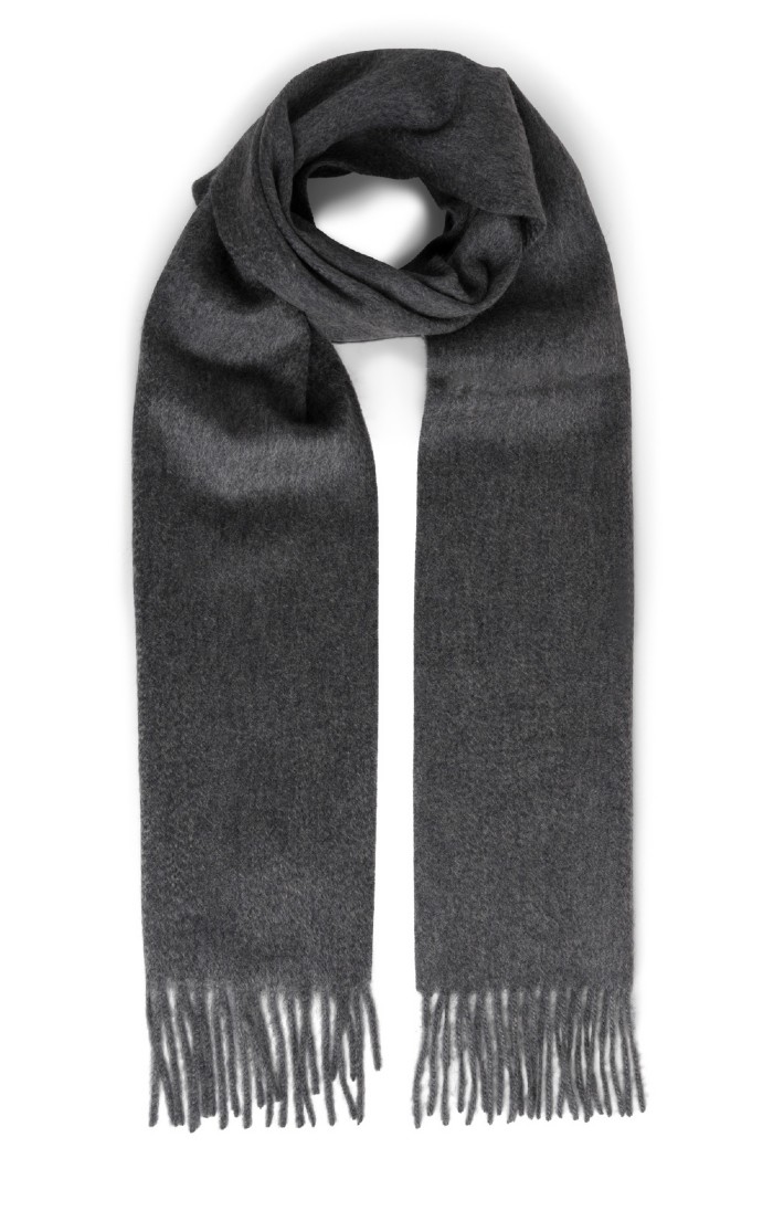 Buy Authentic Silver Grey Cashmere Scarf