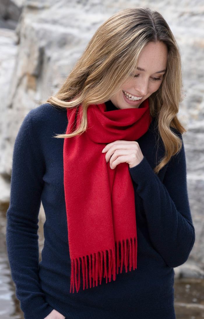 Cashmere Plain Scarf - House Bruar