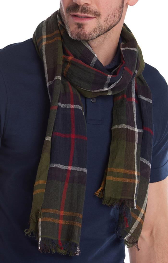 Men’s Barbour Scarves Barbour Check Scarf House of Bruar