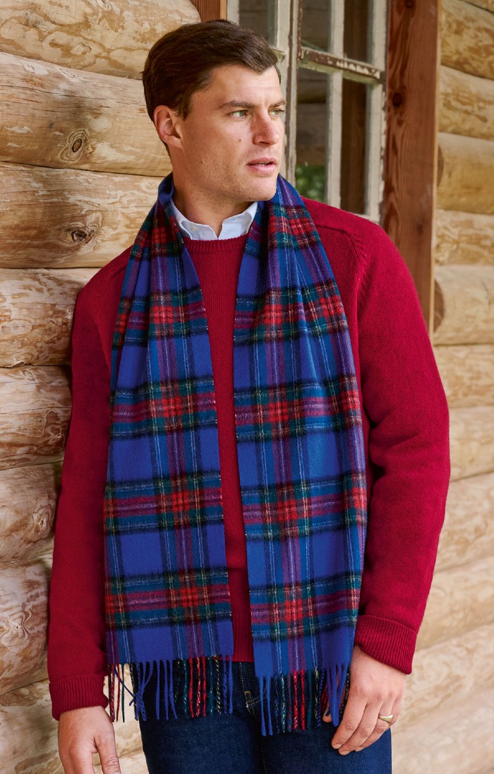 MFPEN herreekvipering】WOOL SCARF / BLUE（MFPEN