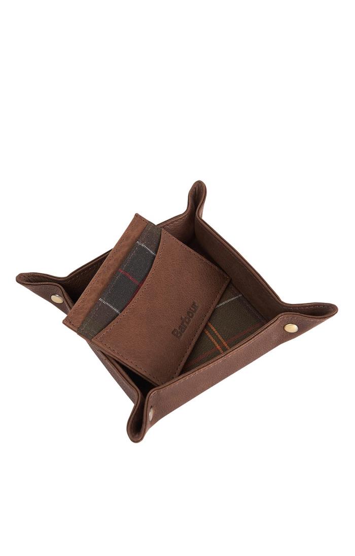 Barbour mens sales leather wallet