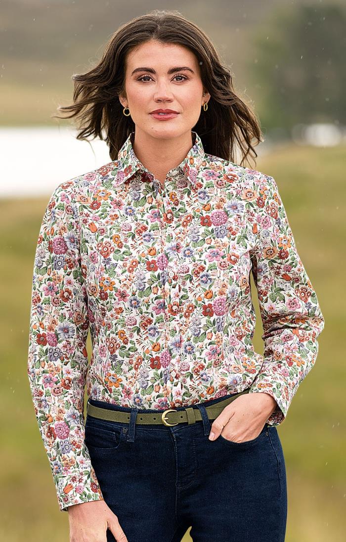Ladies Liberty Print Blouse - House of 