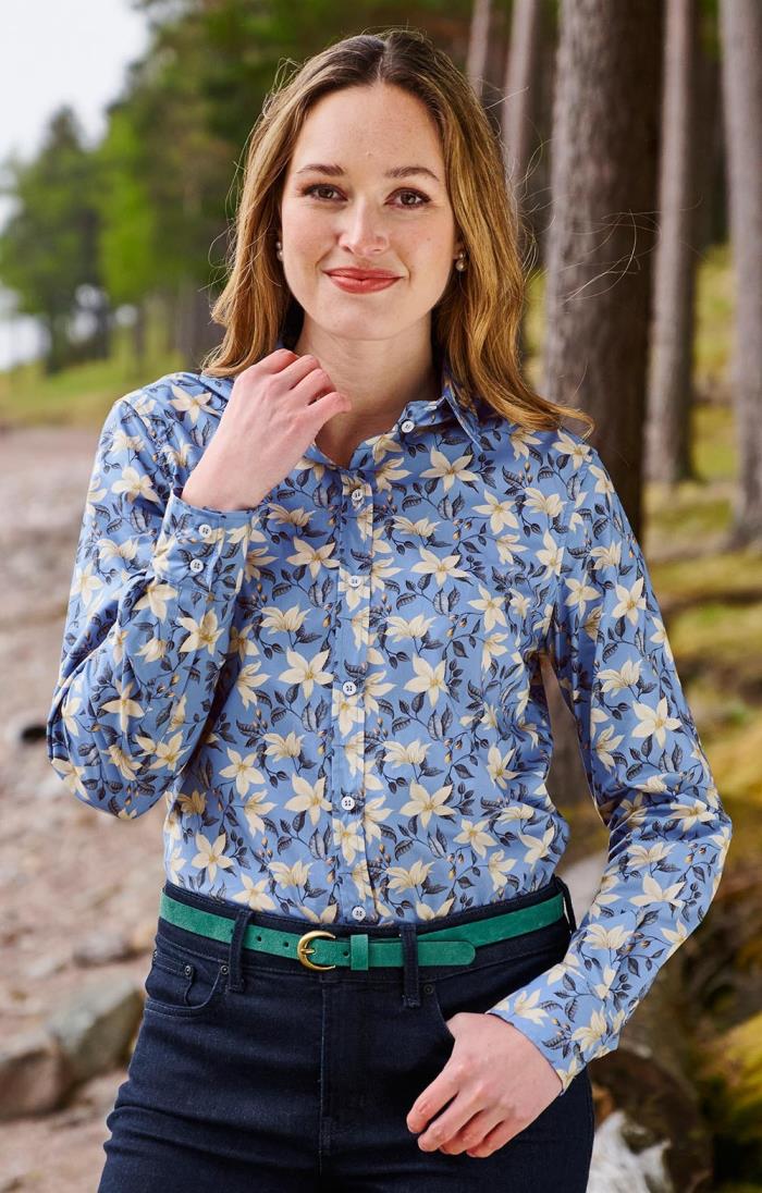 Ladies Liberty Print Blouse - House of 