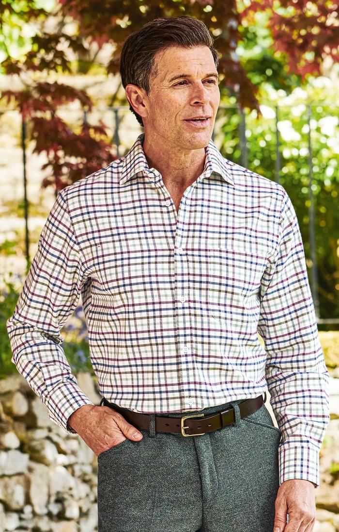Mens Tattersall Shirt - House of Bruar