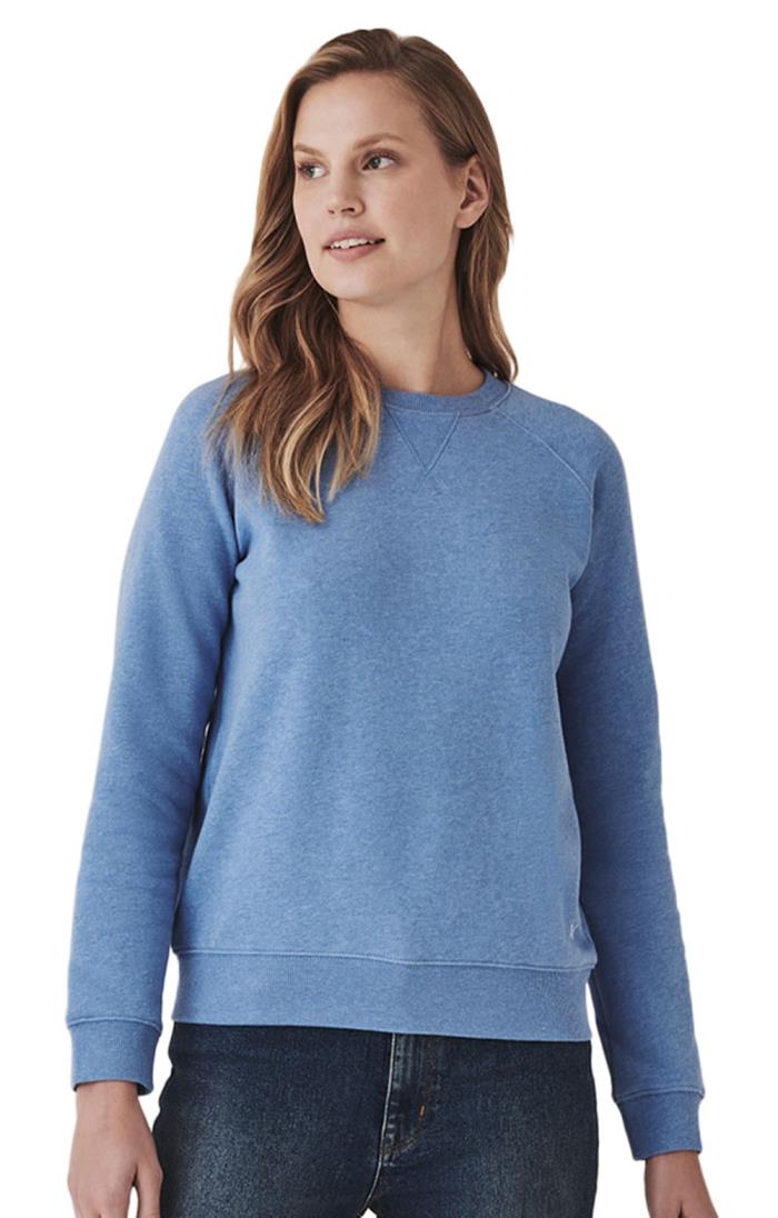 blue sweatshirt ladies