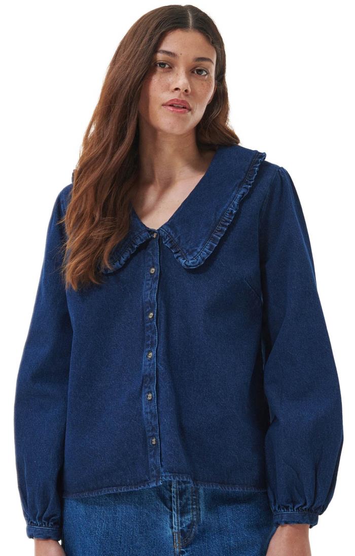 Barbour denim deals shirt