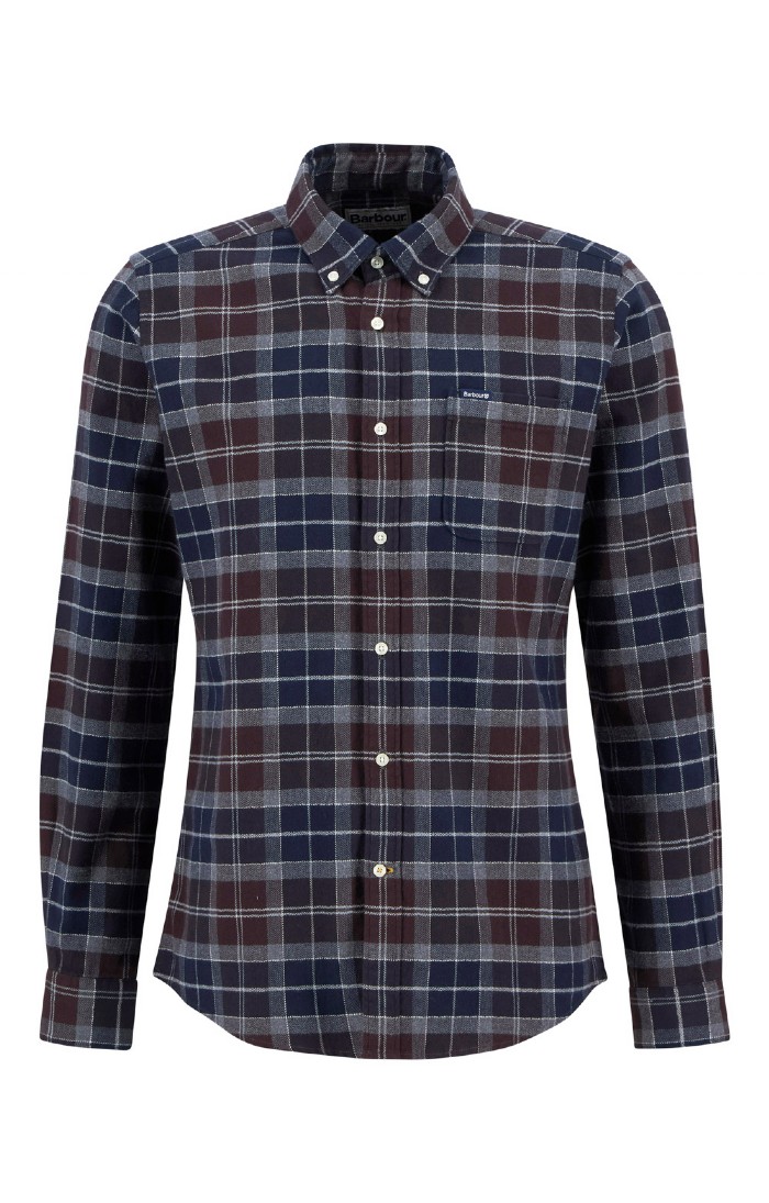 Fergus Scottish Barbour Highland Check 18 Tailored Shirt Mens