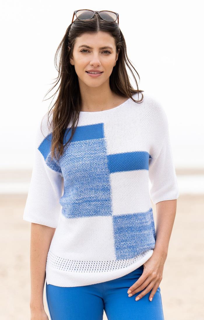 Ladies Marble Relaxed Fit Sweater House of Bruar