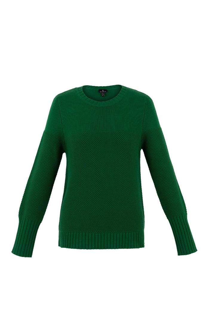 Green sweater ladies hotsell