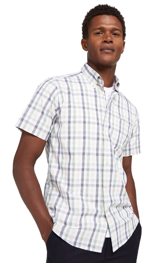 Mens barbour short sleeve shirts clearance