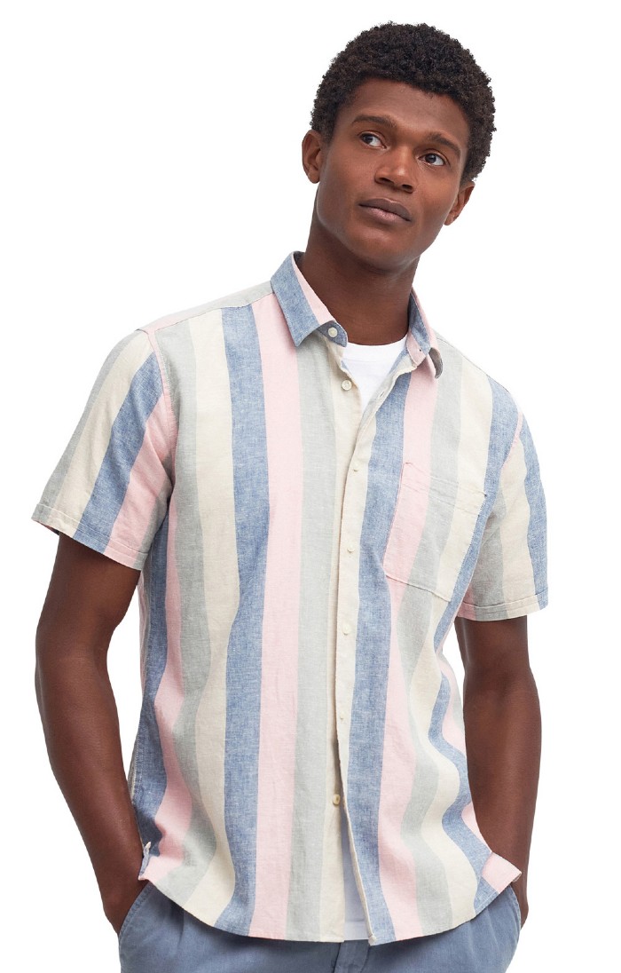 Men s Barbour Portwell Summer Shirt, Green House of Bruar