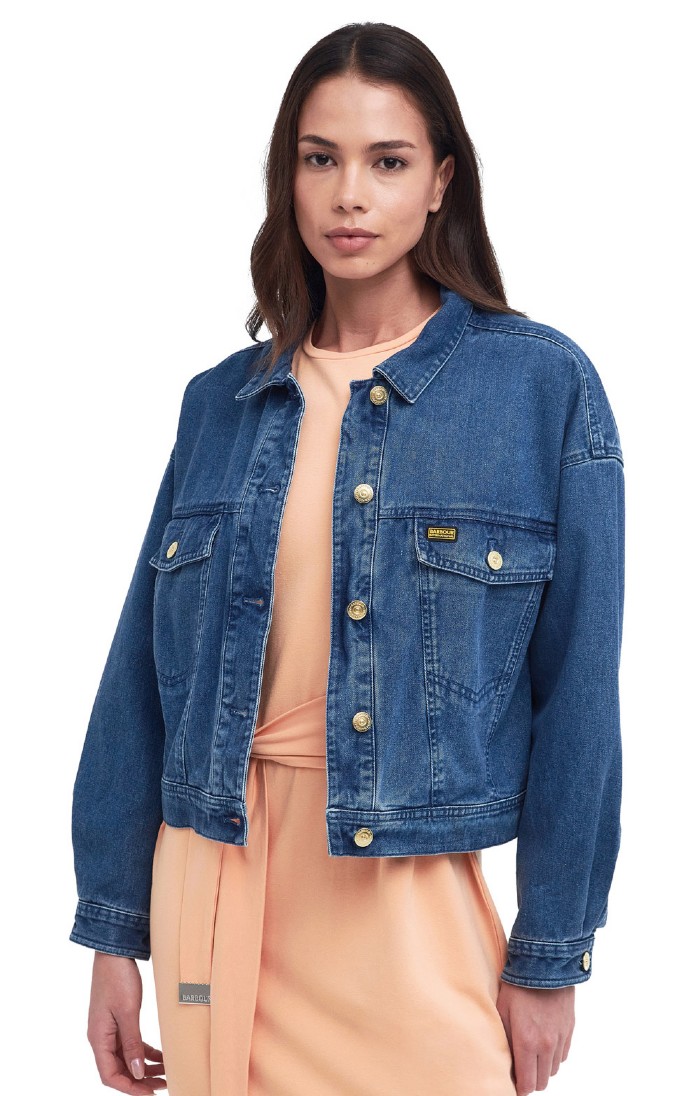 Barbour international john leather jacket hot sale