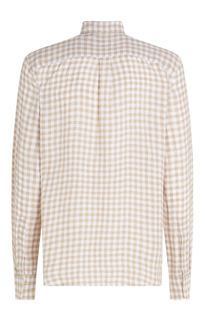 Mens Tommy Hilfiger Linen Gingham Regular Fit Shirt House of Bruar