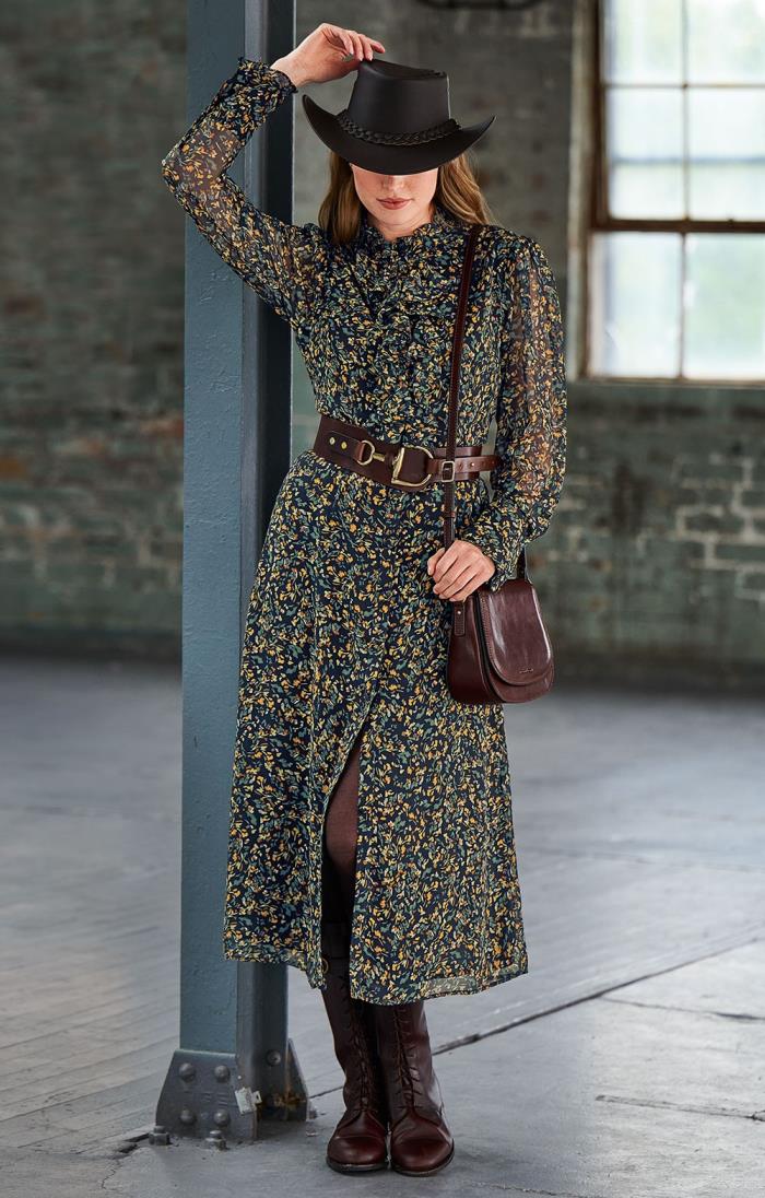 ladies frill dress