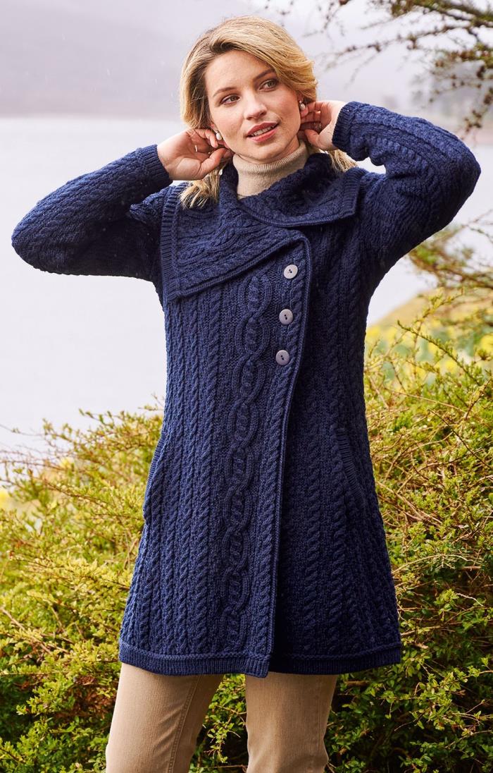 Ladies' Aran Knitwear | Aran Jumpers & Cardigans | House of Bruar