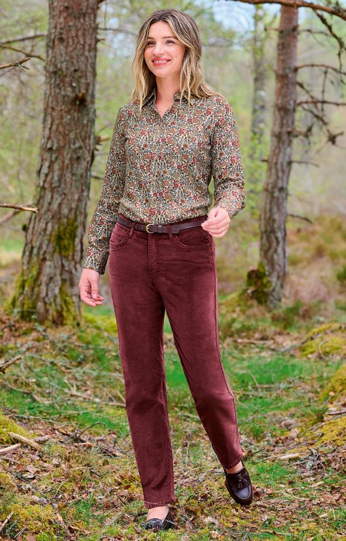 Ladies' Corduroy Trousers | Cord Trousers for Women | House of Bruar
