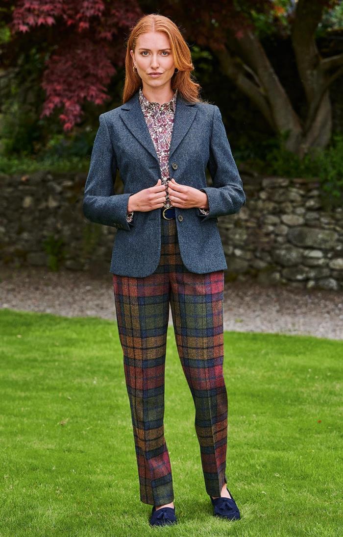 Ladies' Plaid Trousers | Checked 
