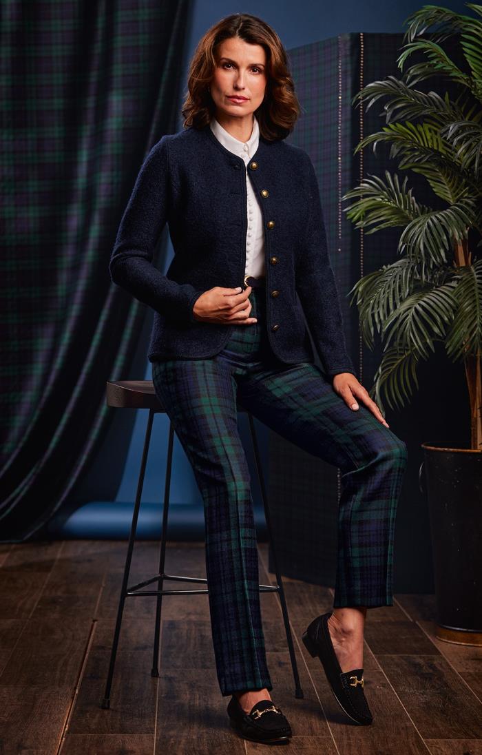 Ladies Plaid Trousers - House of Bruar