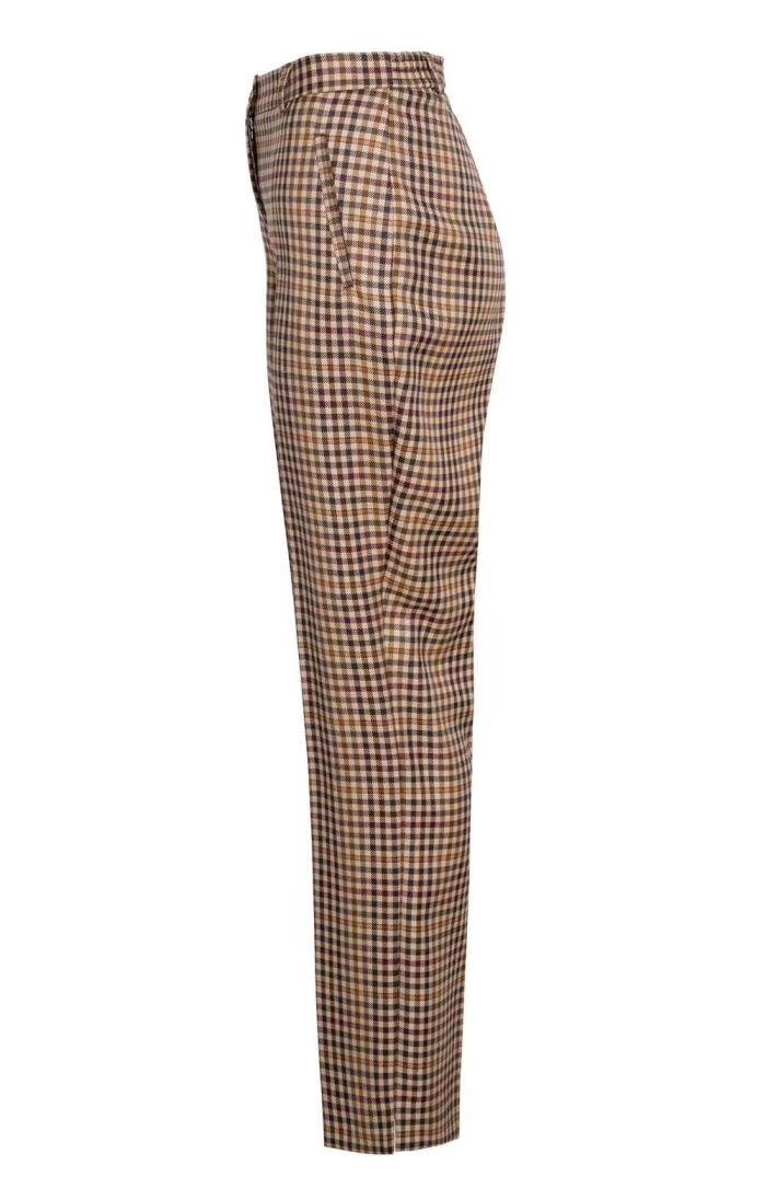 Plaid sales knit pants