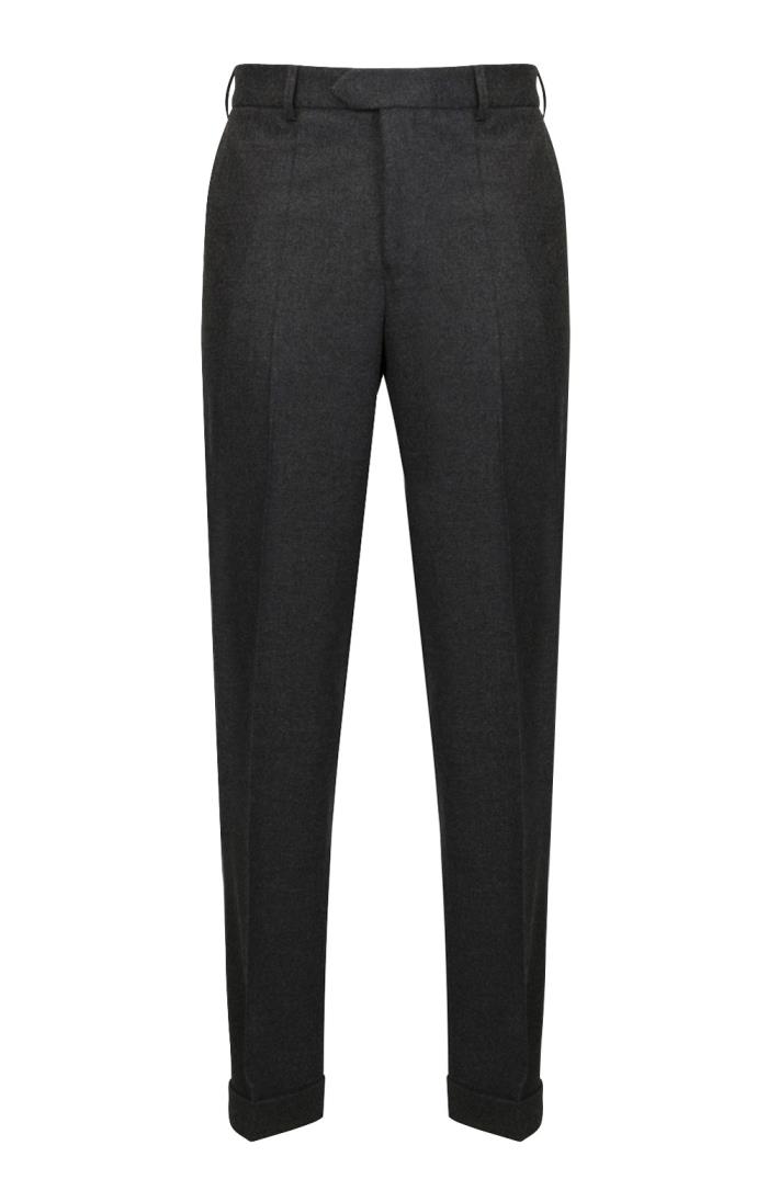 FINE WOOL FLANNEL TROUSERS
