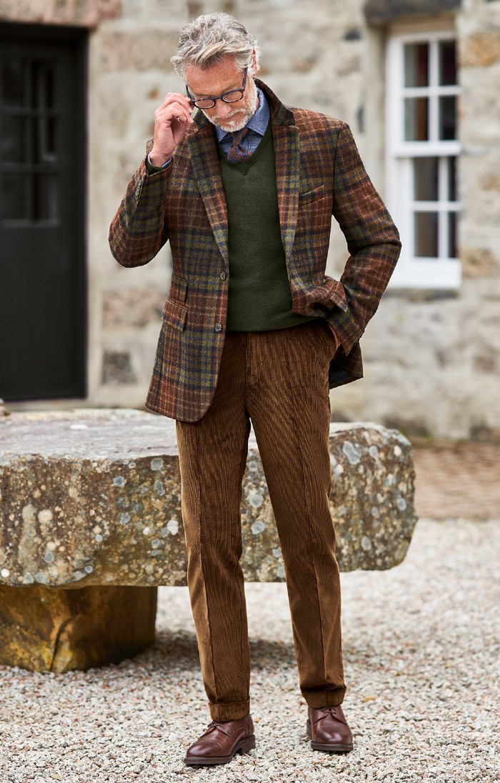 Men s Heavyweight Cord Trousers Brown House of Bruar
