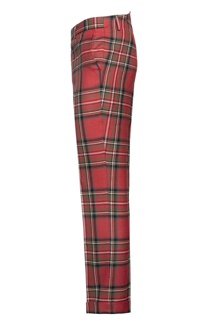 Tartan sales trousers mens