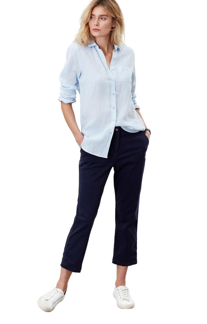 Ladies Joules Hesford Crop Chinos 