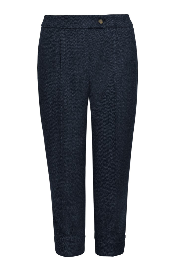 Classic Chic Tweed Trousers