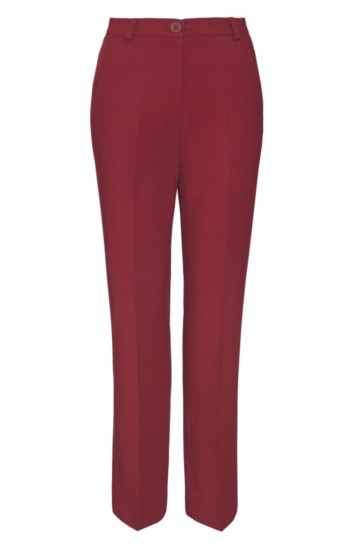 Red ladies trousers store