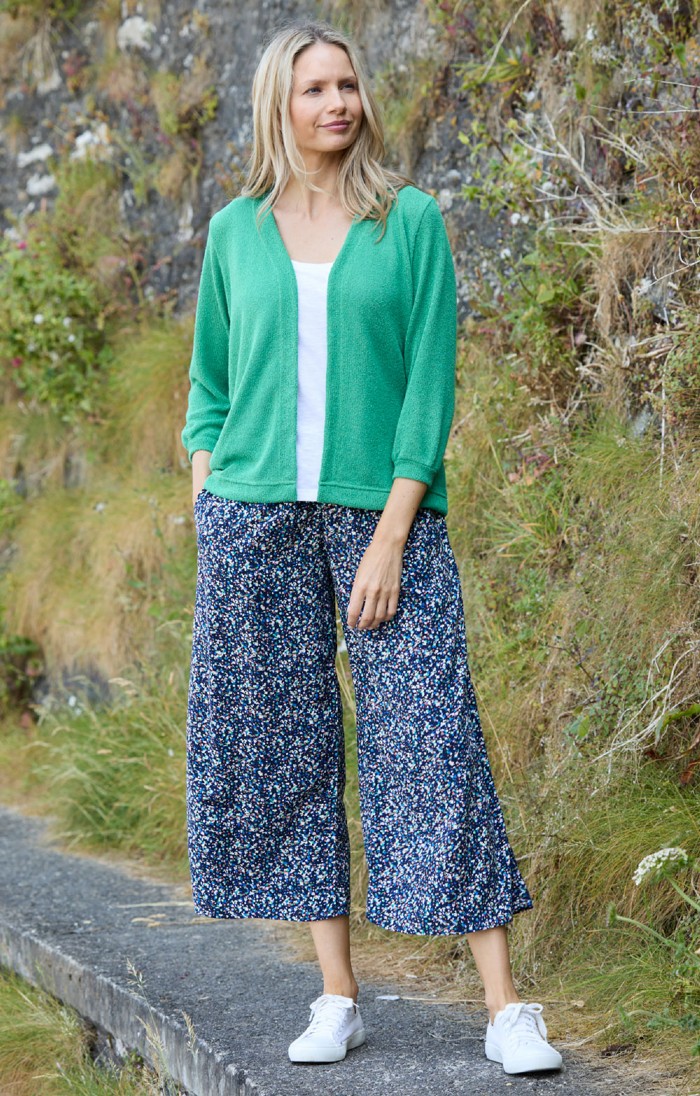 Ladies Lily Me Evie Print Cropped Trousers House of Bruar