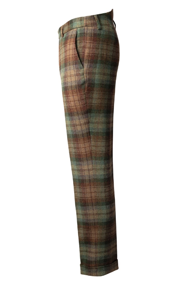 Mens plaid tweed pants sales