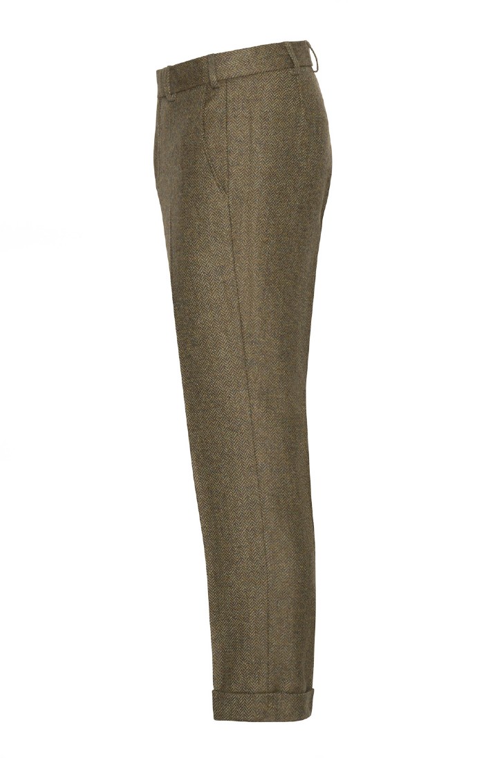Men's Shetland Tweed Trousers, Multi - House of Bruar