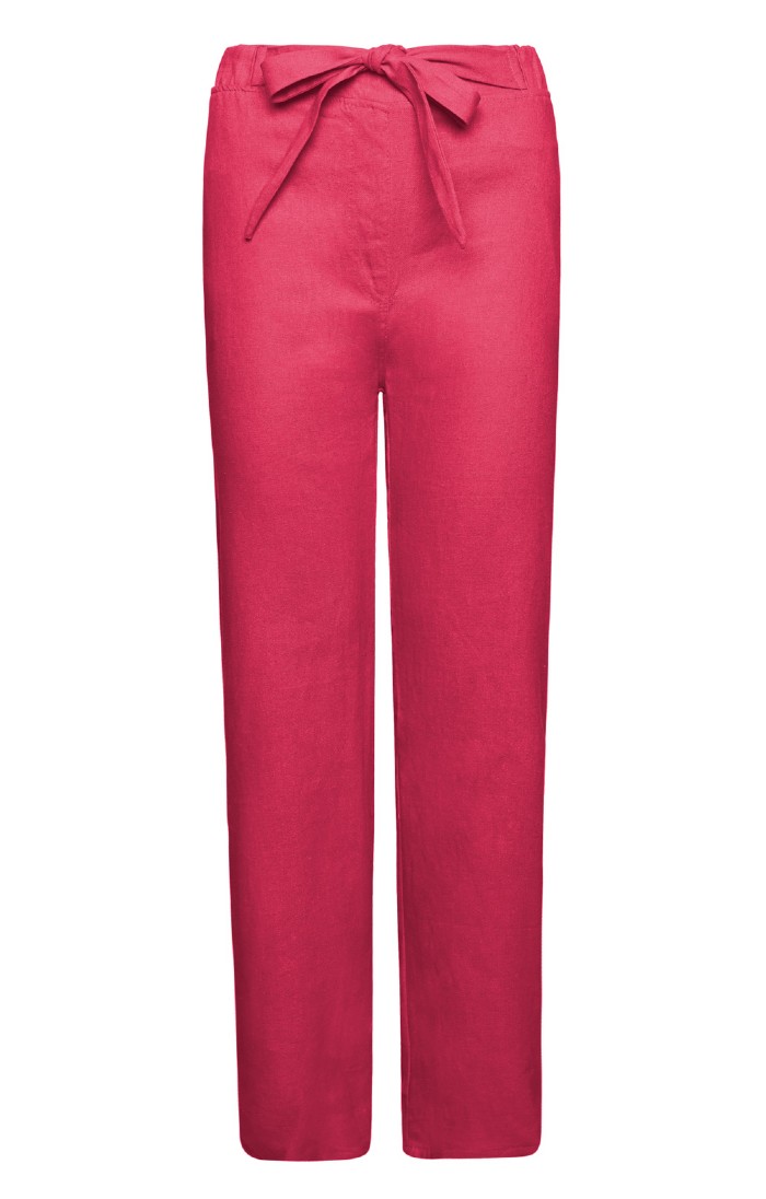 Ladies red summer best sale trousers