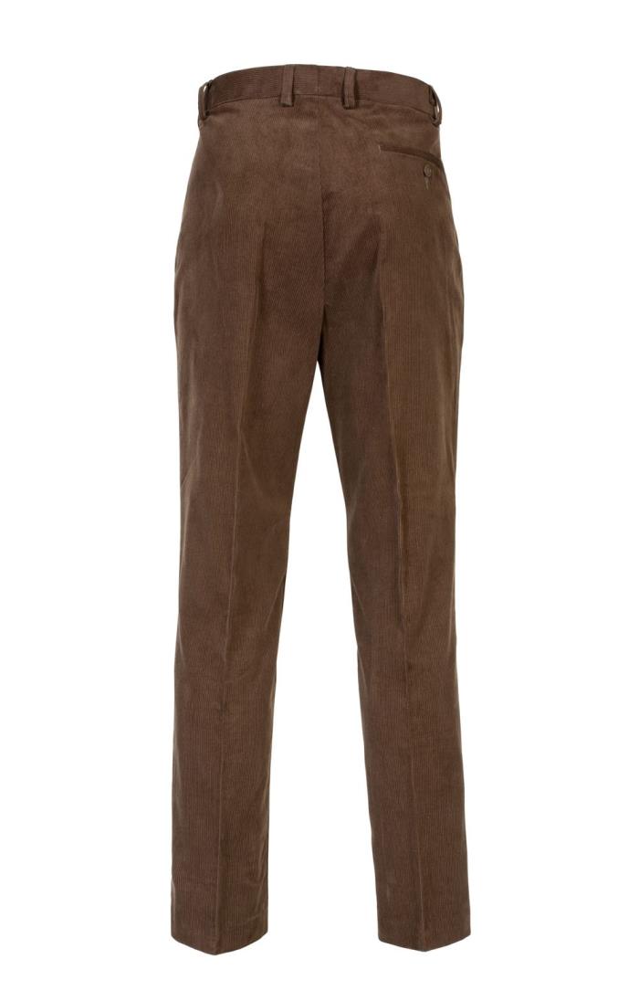 House Of Bruar Men s Needle Cord Trousers Gold