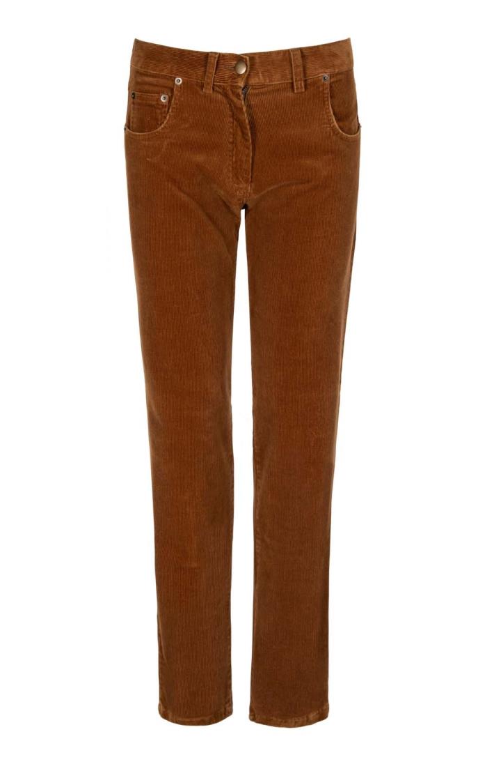 Ladies Cord Jeans, Brown House of Bruar