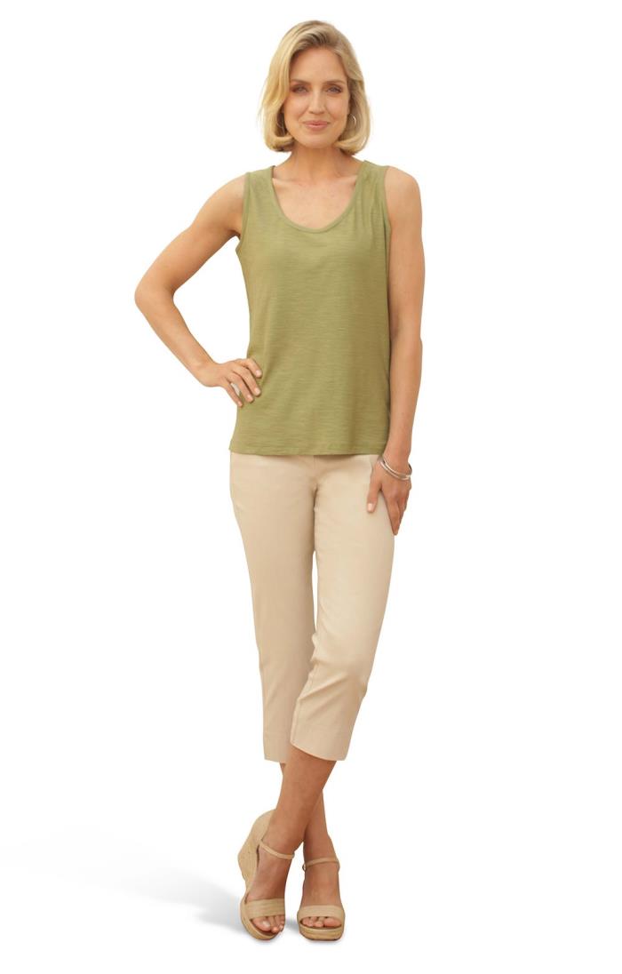 Stone best sale capri trousers