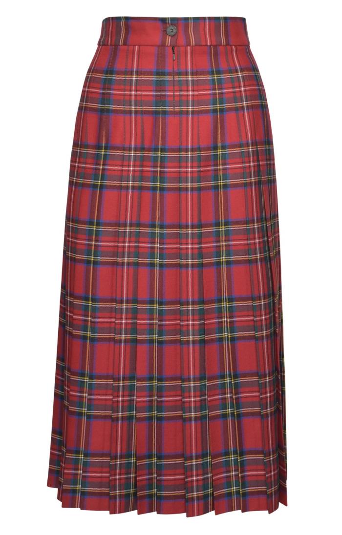 新品 MASU☆23SS PLEATS SKIRT RED 46｜ファッション