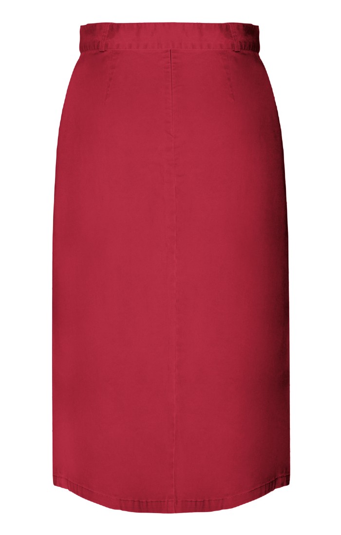 【BAON】Retyu banding button cotton long skirt Cotton Poplin Button-Down Long Midi Skirt | Banana Republic