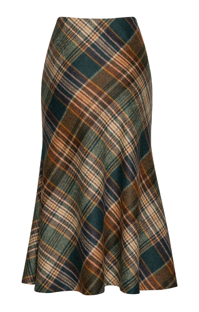 Ladies Tweed Bias Cut Skirt House of Bruar