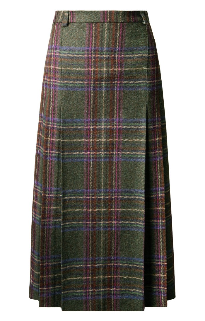 Ladies Tweed Horn Button Skirt