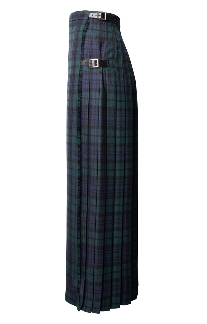 Ladies Full Length Tartan Kilt, Multi House of Bruar