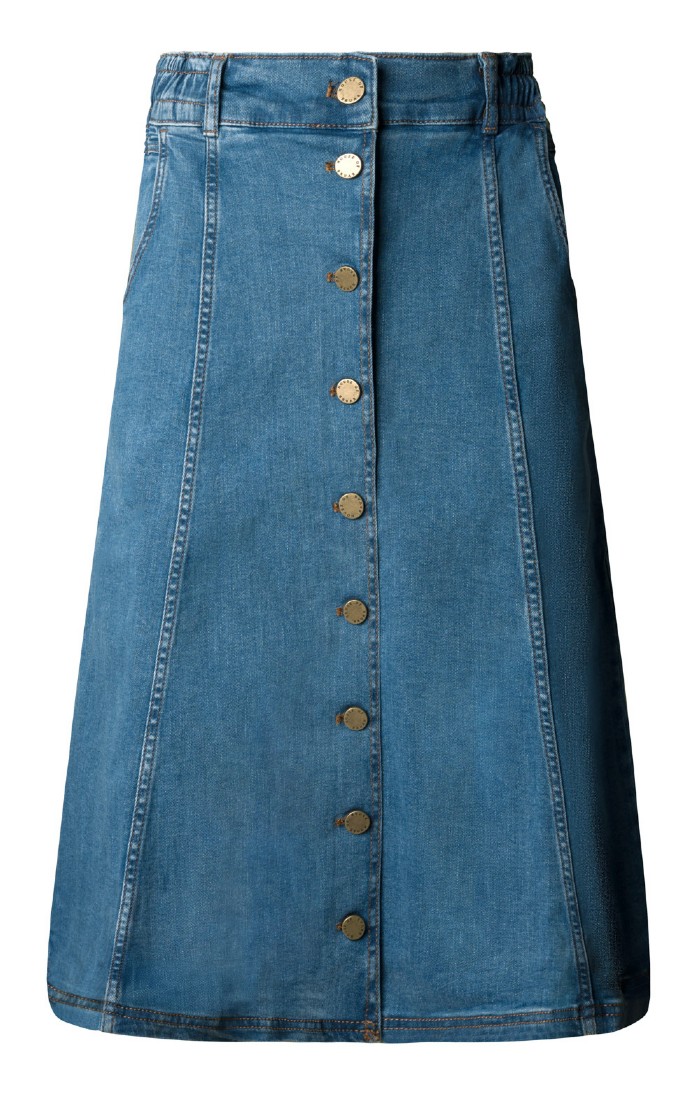 Amazon Knee Length Denim Skirt Size 20 Denim Skirt Amazon Silver