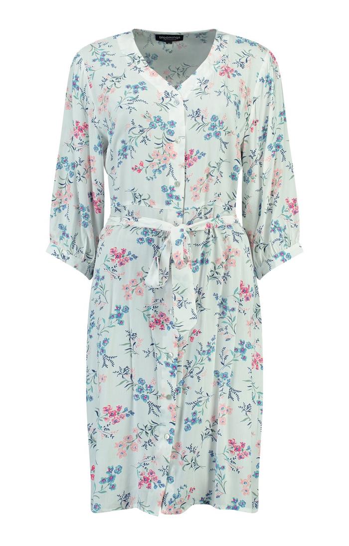 Ladies Floral Button Dress House of Bruar