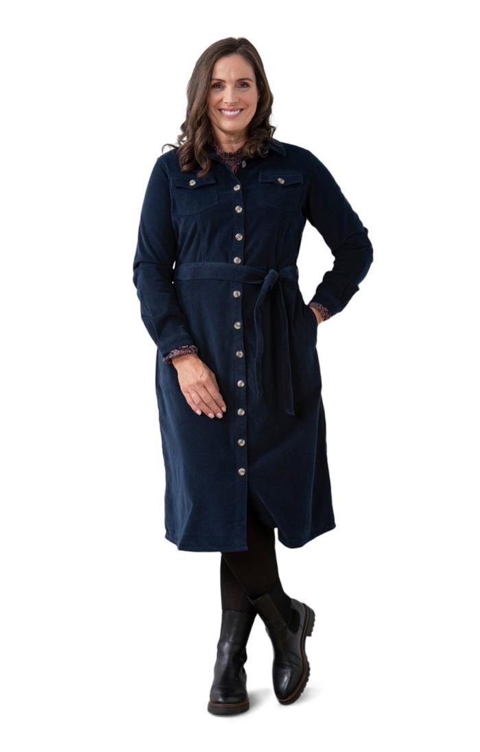 Ladies Lily Me Midi Shirt Dress
