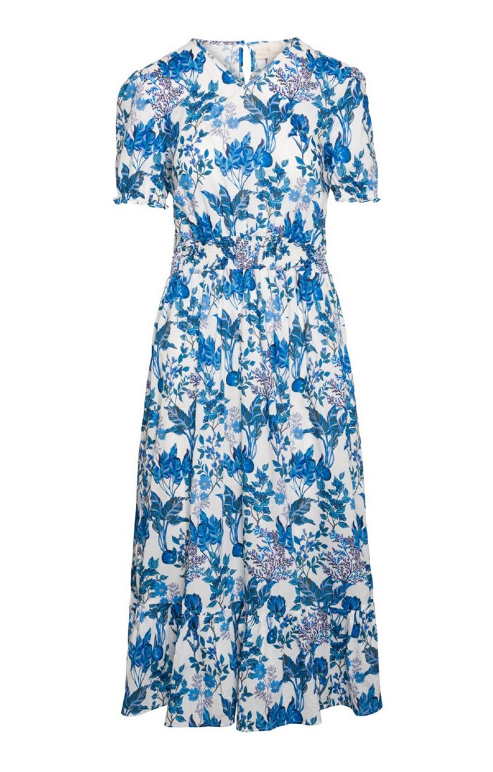 Ladies Vintage Dress Made With Liberty Fabric