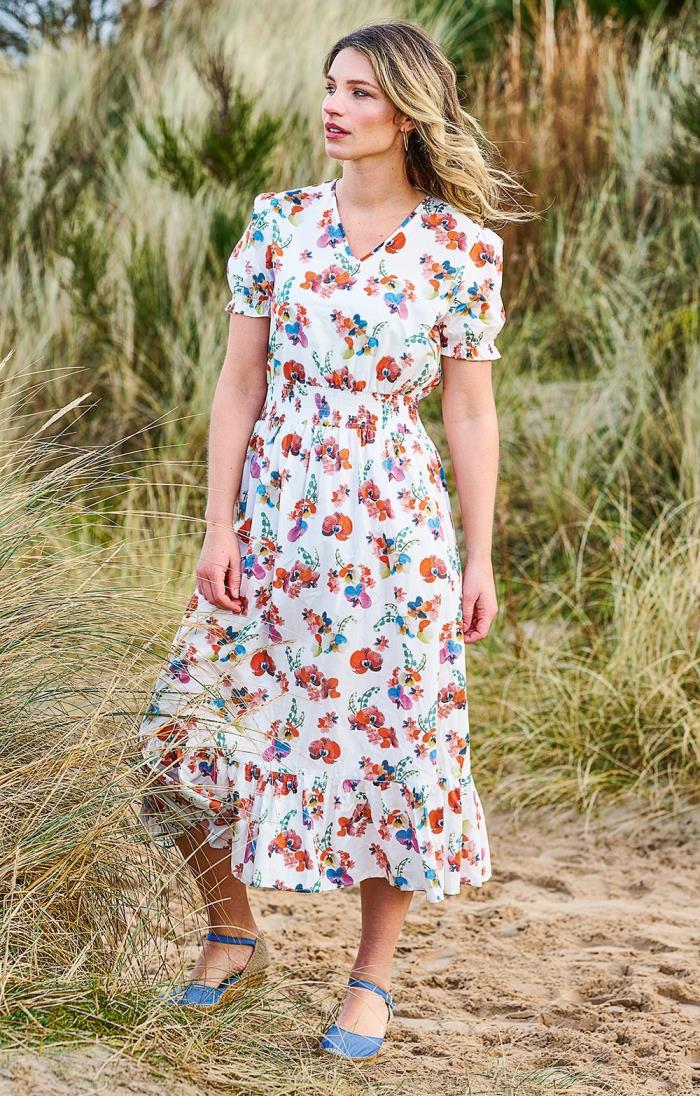 Ladies Vintage Dress Made With Liberty Fabric - House of Bruar