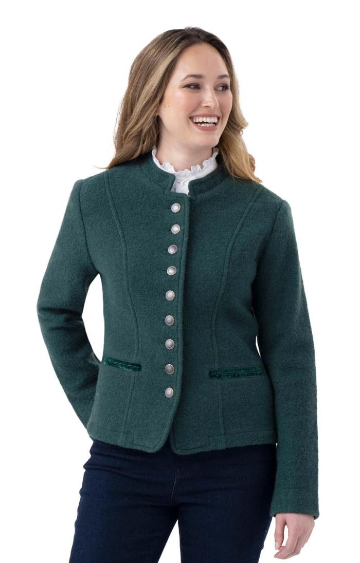 boiled wool jacket ladies